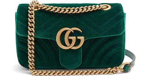 gucci bag marmont velvet|gucci marmont green supermini.